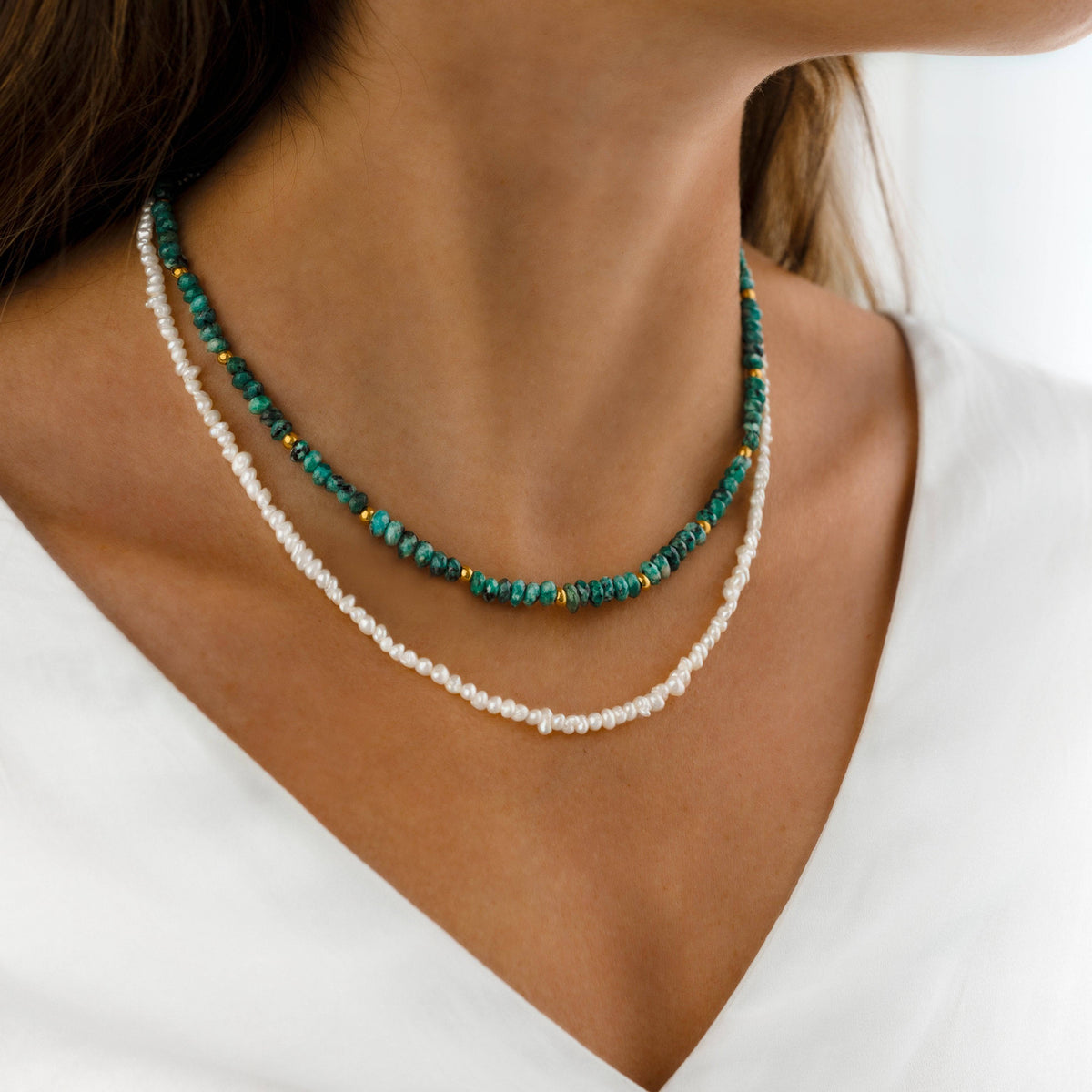 Maya Jade Necklace - A Refreshing Natural Stone Statement