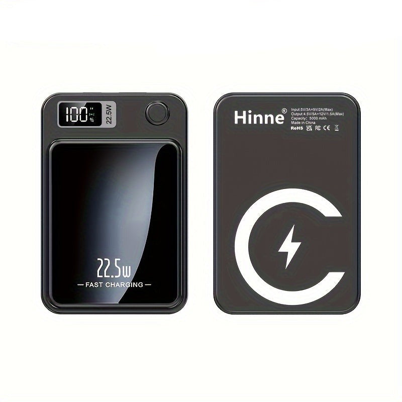 PowerMag - Compact Magnetic Power Bank for Ultra-Fast Charging