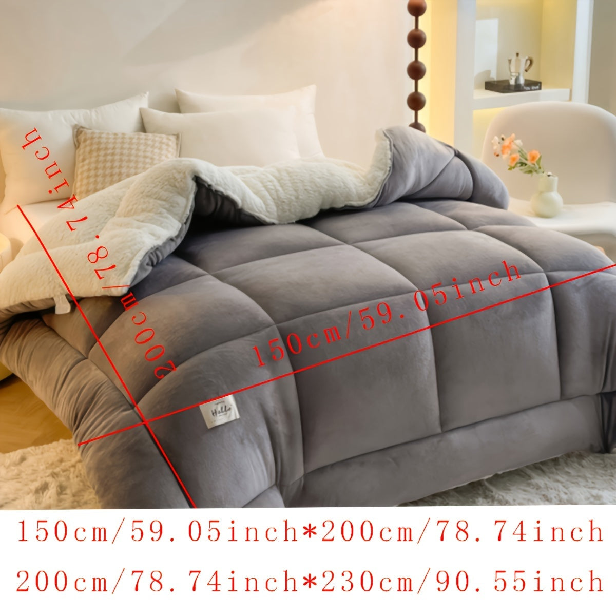 Drelkeep - Reversible Double-Sided Fleece Throw