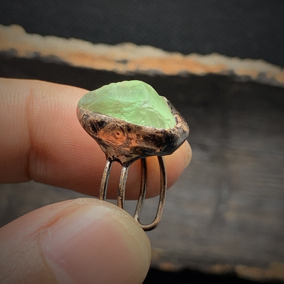 Cadria - Natural Raw Birthstone Ring
