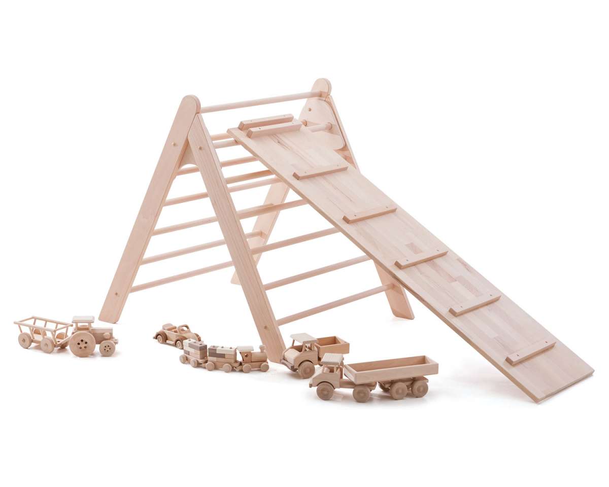 ClimbEase Board - Wooden Ladder and Slide Board for Climbing Triangles