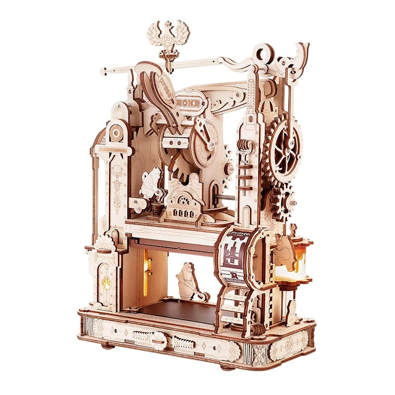 PressMaster 3D Puzzle - Historical DIY Printing Press Model