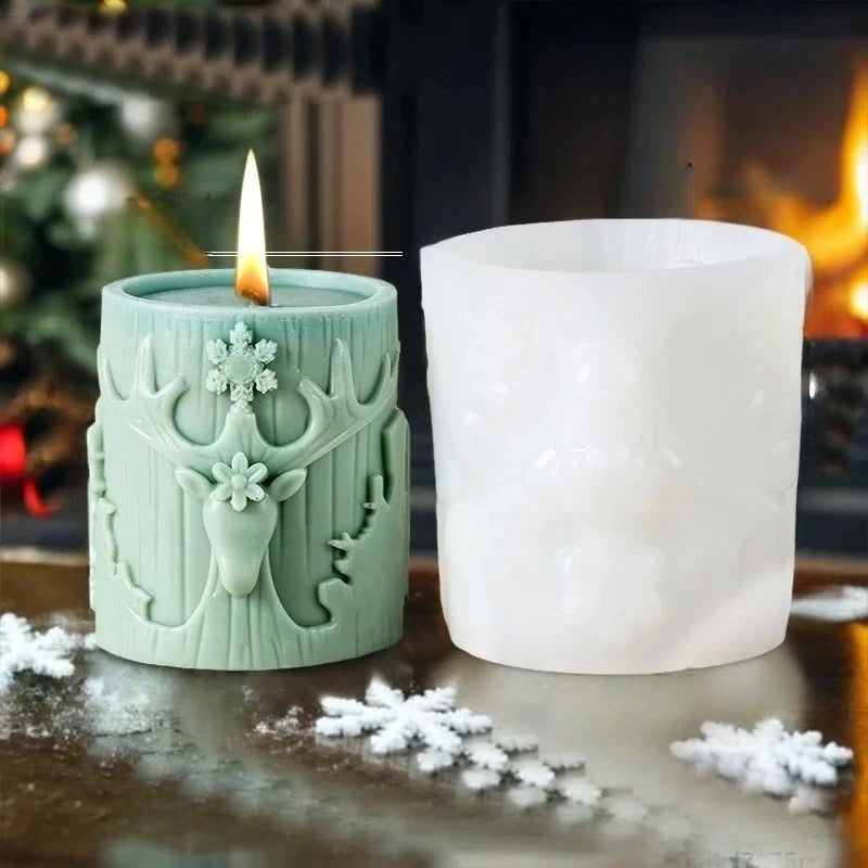Paxmoor - Silicone Candle Mold For Festive Candles