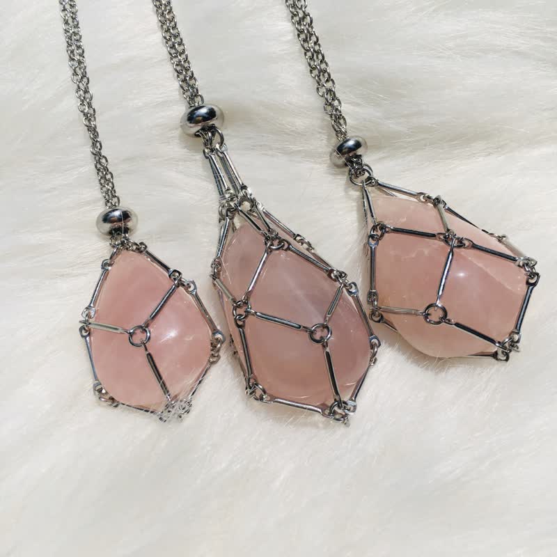 Iris - Elegant Natural Crystal Necklace