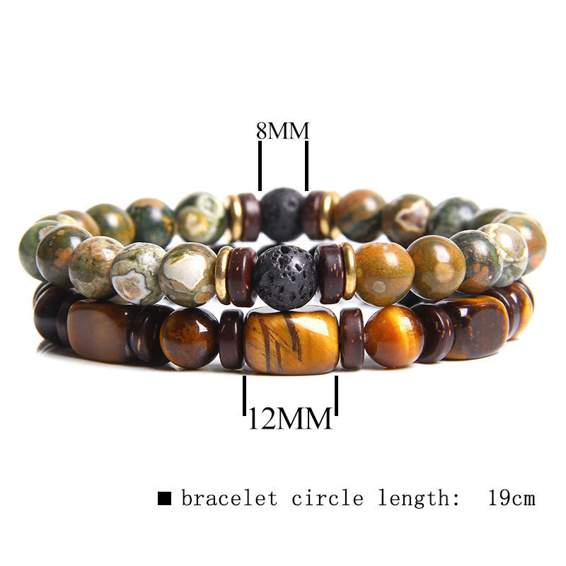 Naya Collection - African Turquoise & Tiger Eye Bracelet