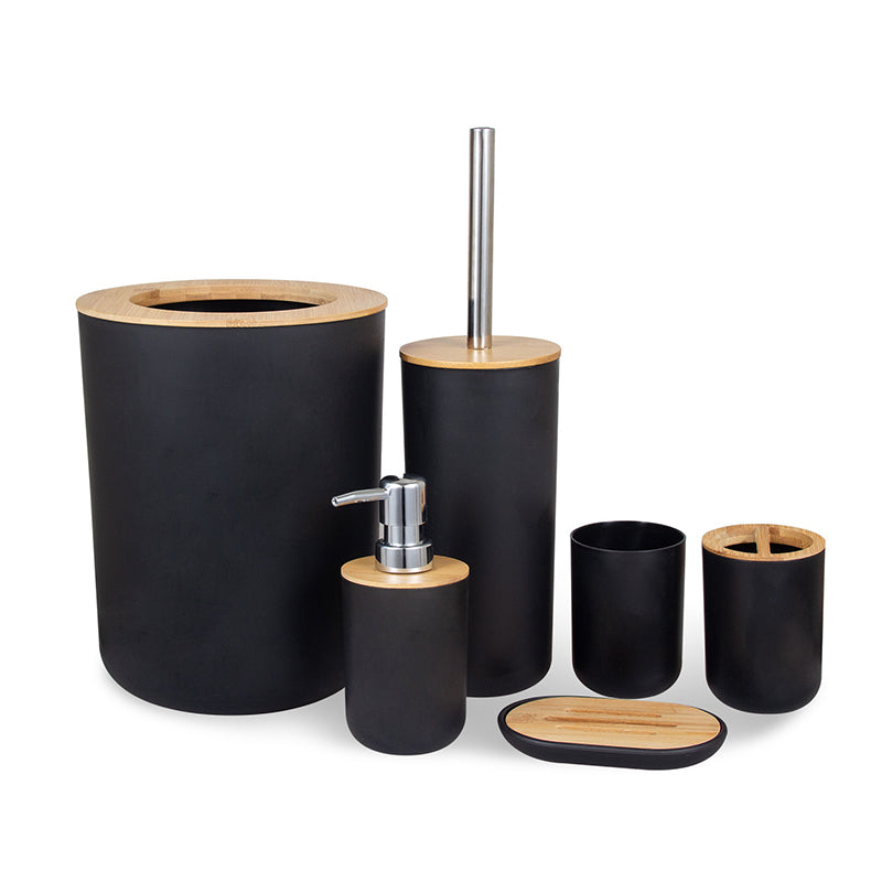 BoldEssence Set - Stylish 6-Piece Bathroom Accessory Set