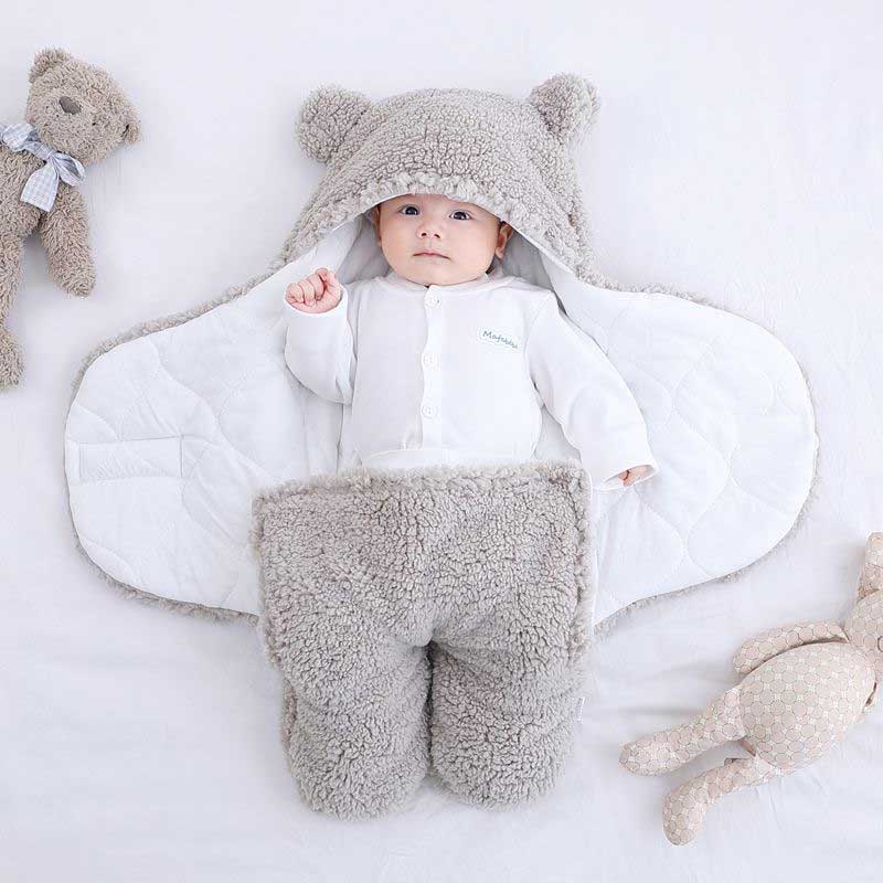CosyCub - Soft Fleece Wrap Sleep Sack for Babies