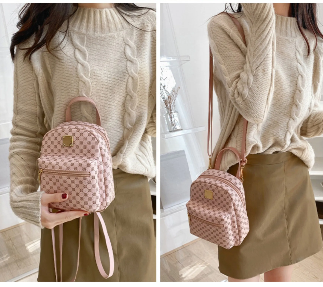 ChicCharm - Compact Fashion Backpack for Everyday