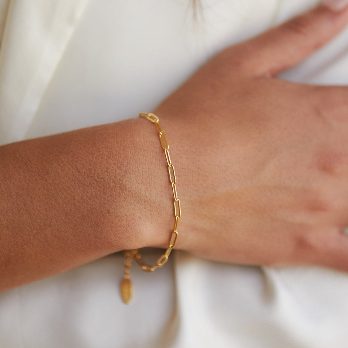 Nova Paperclip Link Bracelet - Waterproof Everyday Layering Chain