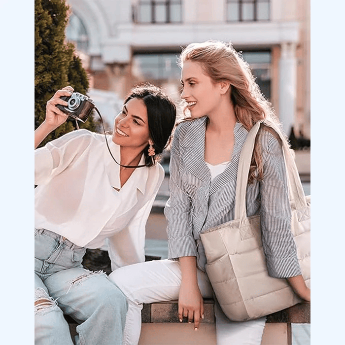 FlexiPuff Bag - Spacious and Modern Handbag