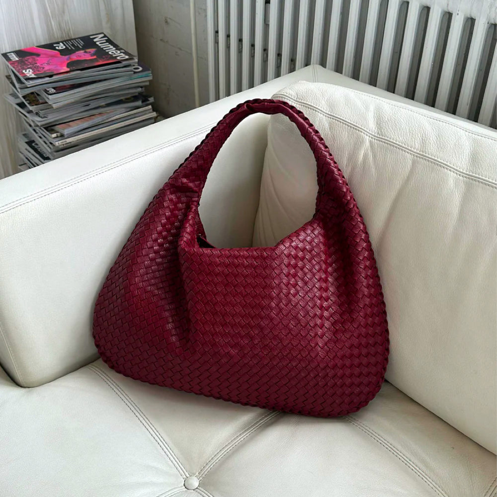 WeaveLux - Elegant Large Shoulder Bag for Women