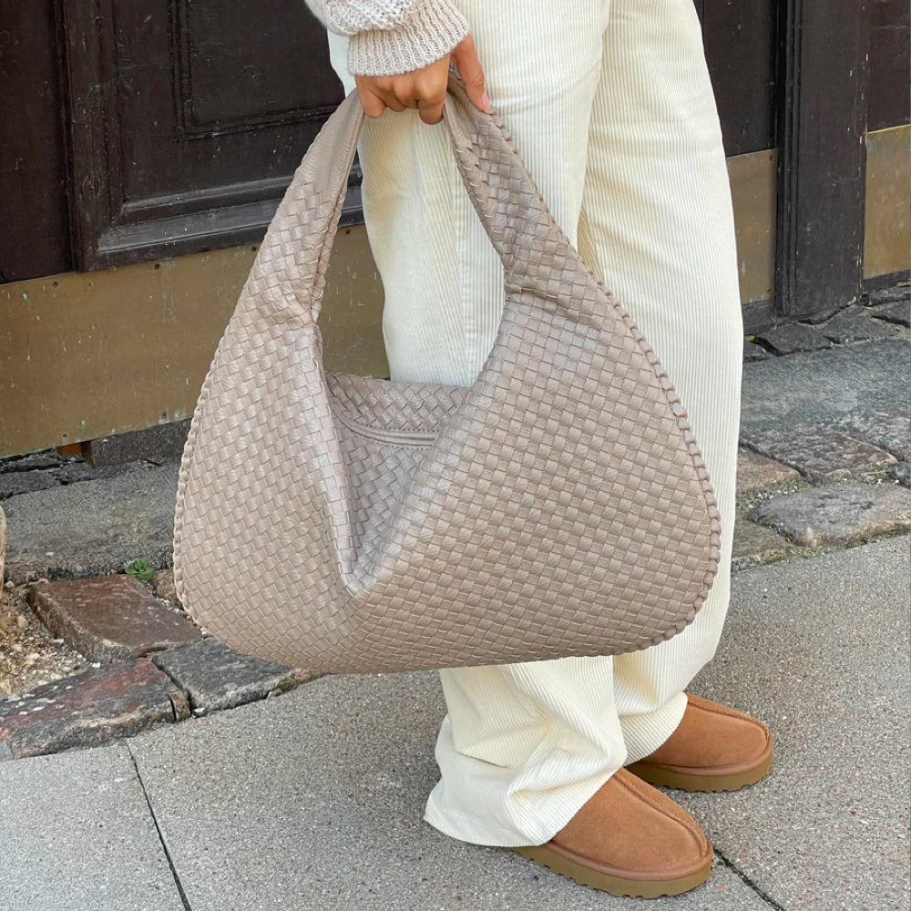 WeaveLux - Elegant Large Shoulder Bag for Women