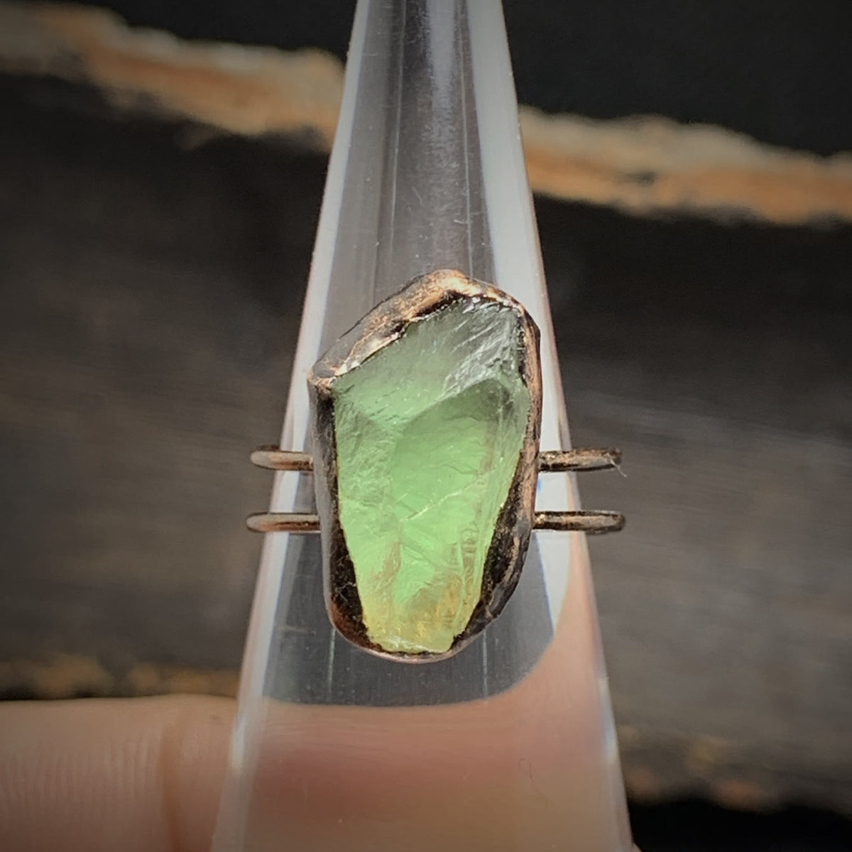Cadria - Natural Raw Birthstone Ring