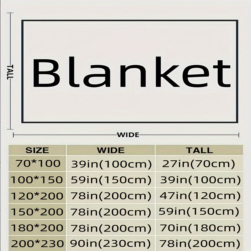 Govanta - Cozy Lightweight All-Season Flannel Throw