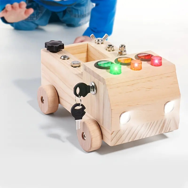 Divantree - Learn and Play Busy Board with Lights