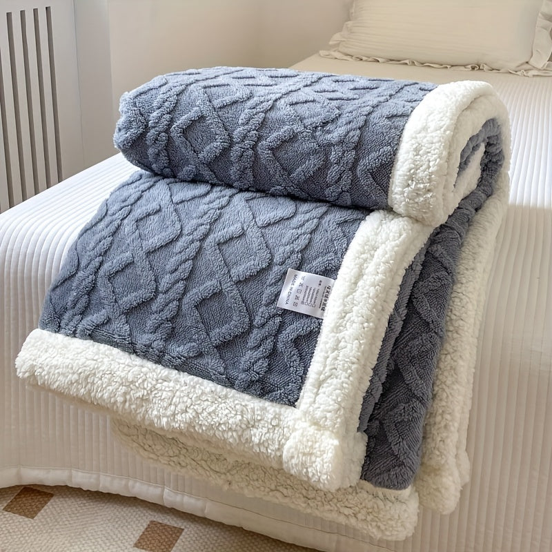 Weckfield - Soft Reversible Fleece Throw Blanket