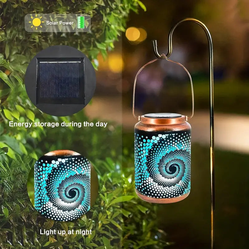 Solara Glow - Elegant Outdoor Garden Lamp for Your Patio
