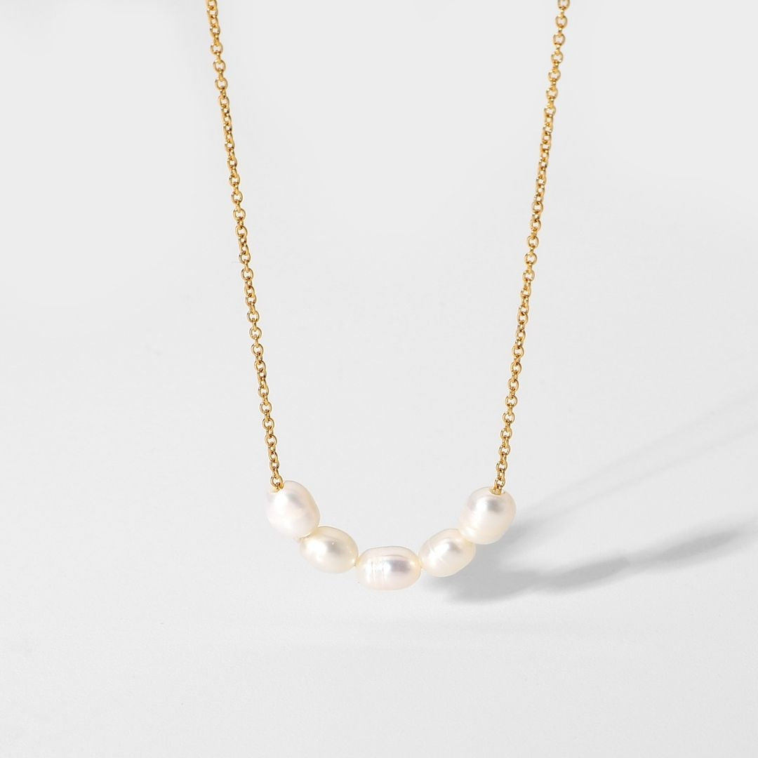 Celina Necklace - Freshwater Pearl Pendant Necklace