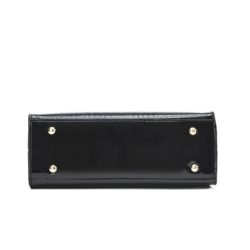 EliteGlam Bag - Elegant Handbag with a Luxe Shine