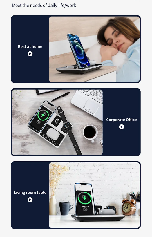 PowerPro Charger - 4-in-1 Wireless Charging Station