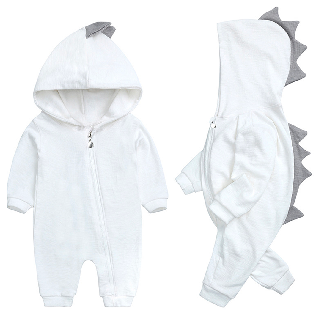 DinoDream - Cute Baby Romper with Hood