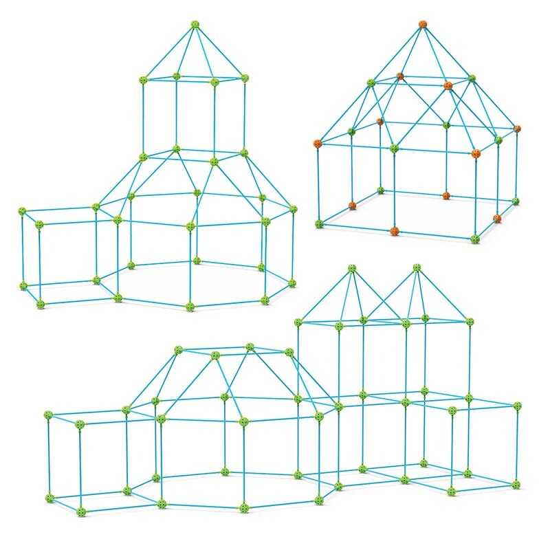 BuildMaster Kit - Complete Fort and Tent Building Set for Kids