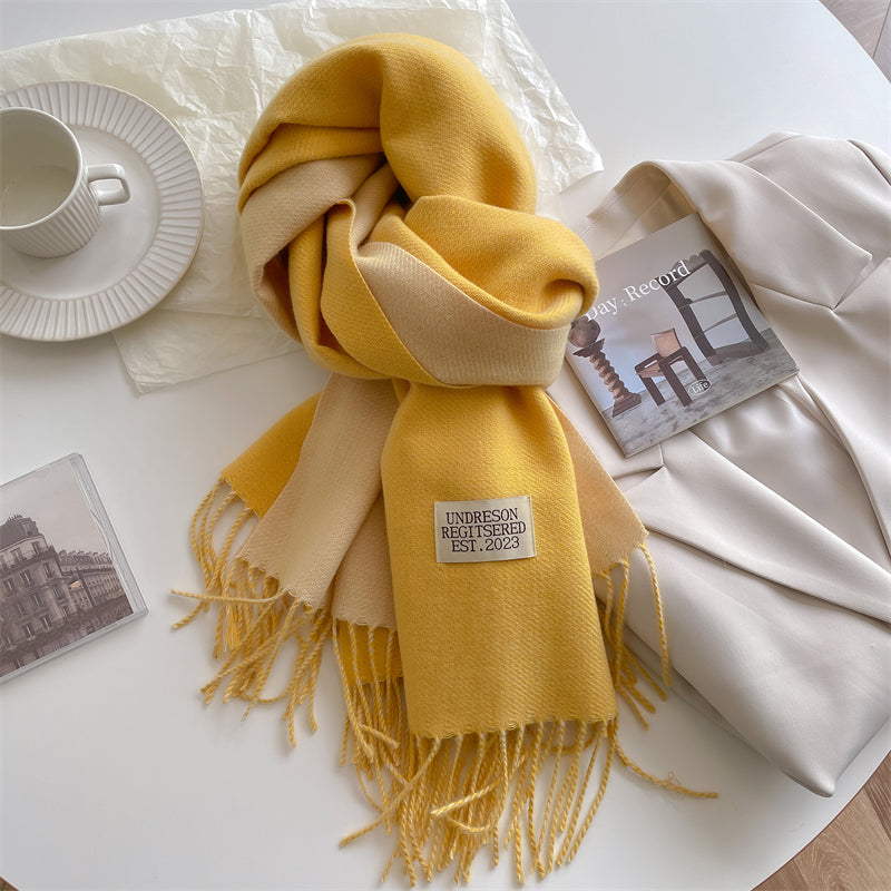 LuxeTwist Scarf - Elegant Reversible Pashmina Scarf