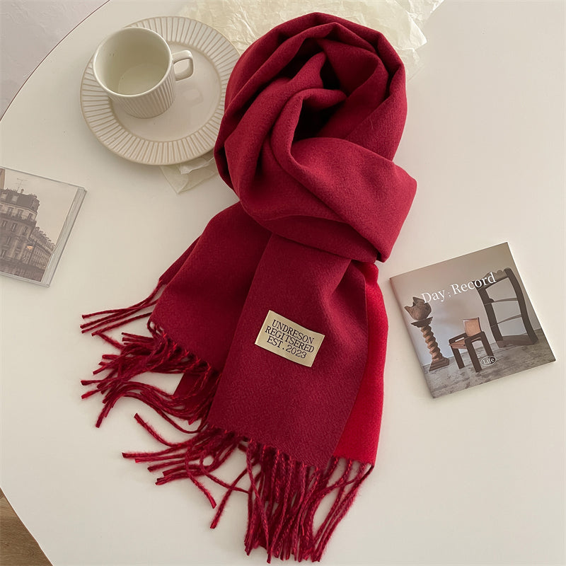 LuxeTwist Scarf - Elegant Reversible Pashmina Scarf