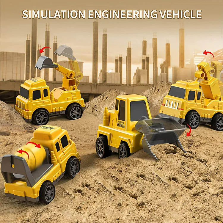FunCity Trucks - Light-Up Truck Playset with Sound Effects