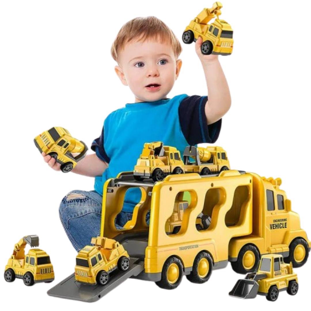 FunCity Trucks - Light-Up Truck Playset with Sound Effects