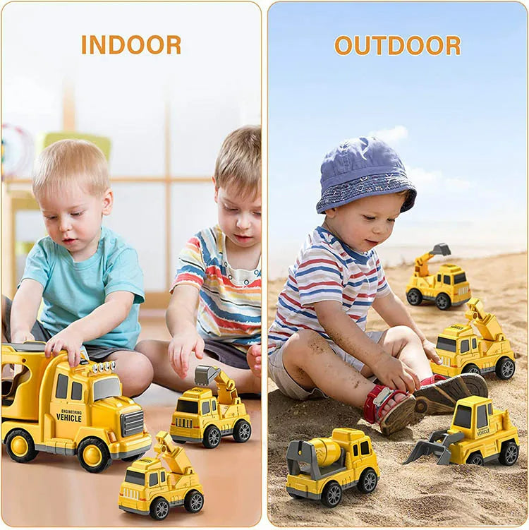 FunCity Trucks - Light-Up Truck Playset with Sound Effects