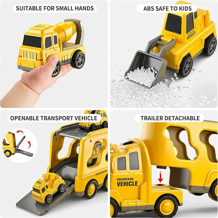 FunCity Trucks - Light-Up Truck Playset with Sound Effects