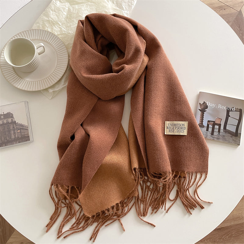 LuxeTwist Scarf - Elegant Reversible Pashmina Scarf