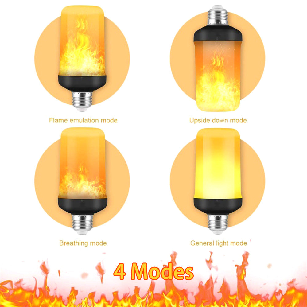 FlameGlow - LED Party Lamp with 4 Flame Modes
