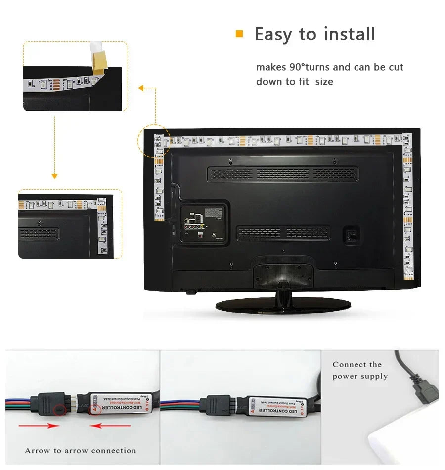 GlowShift - RGB LED Strip for Room and TV