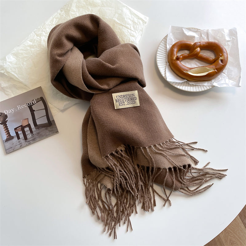 LuxeTwist Scarf - Elegant Reversible Pashmina Scarf