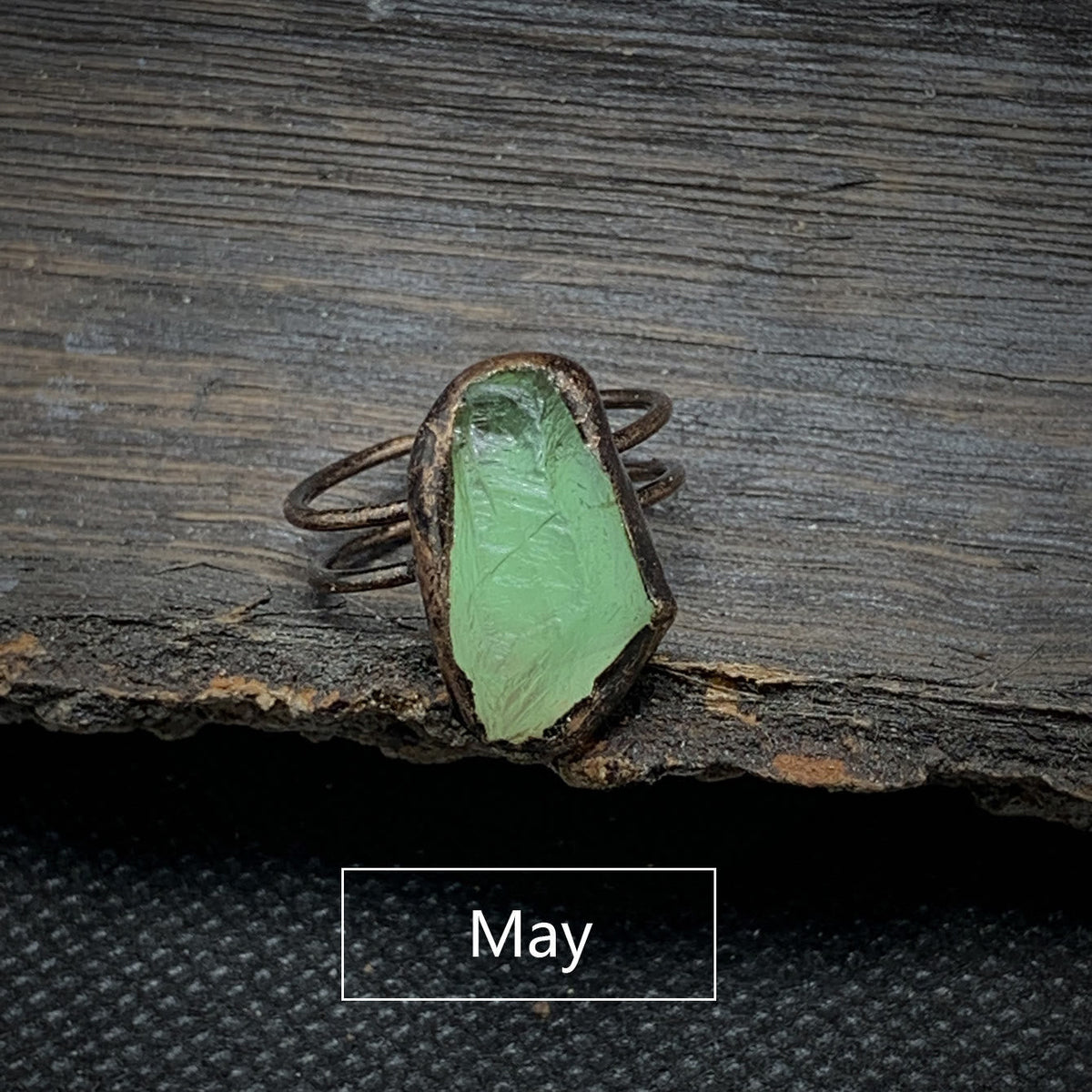 Cadria - Natural Raw Birthstone Ring