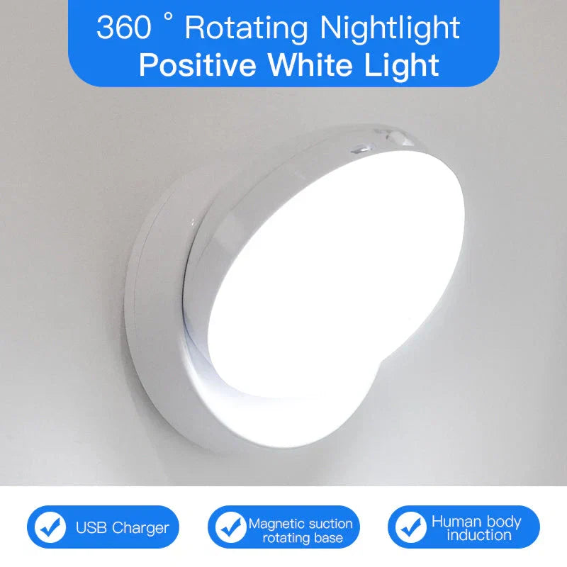 ElaraMotion - Motion-Sensor LED Night Light with Adjustable Beam