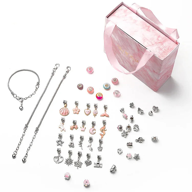 Luna DIY Bracelet Set - Festive Charm Bracelet Making Kit