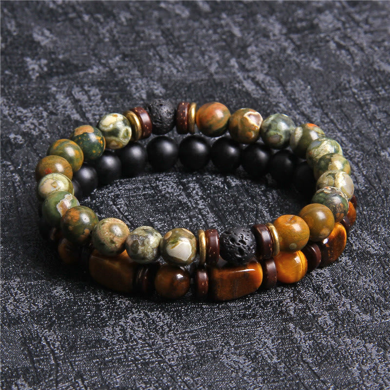 Naya Collection - African Turquoise & Tiger Eye Bracelet