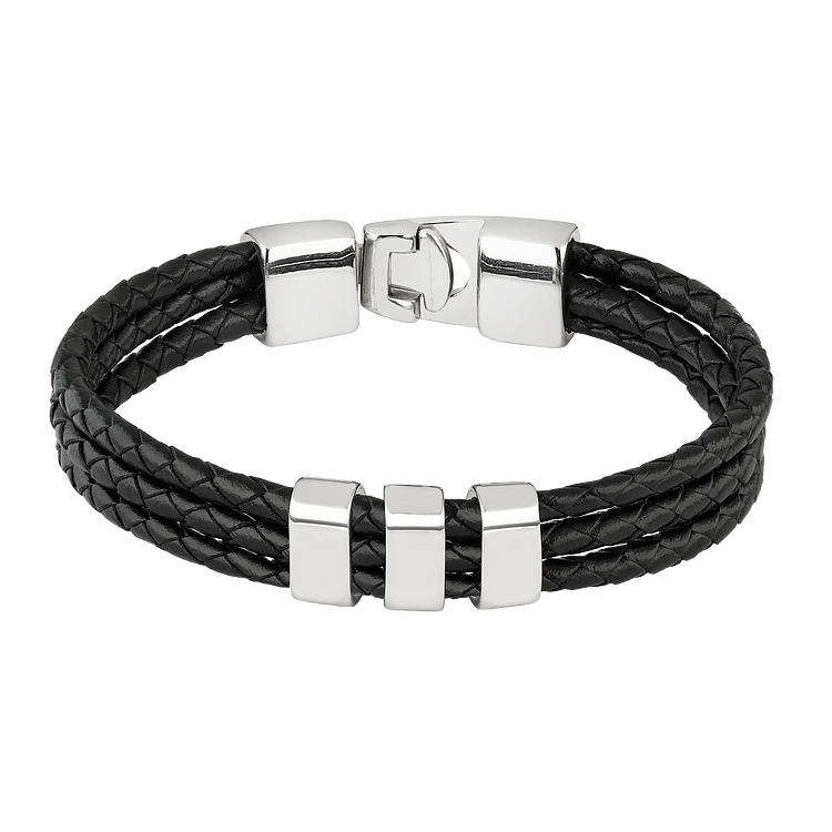 Felix Bracelet - Personalized Leather Charm Bracelet