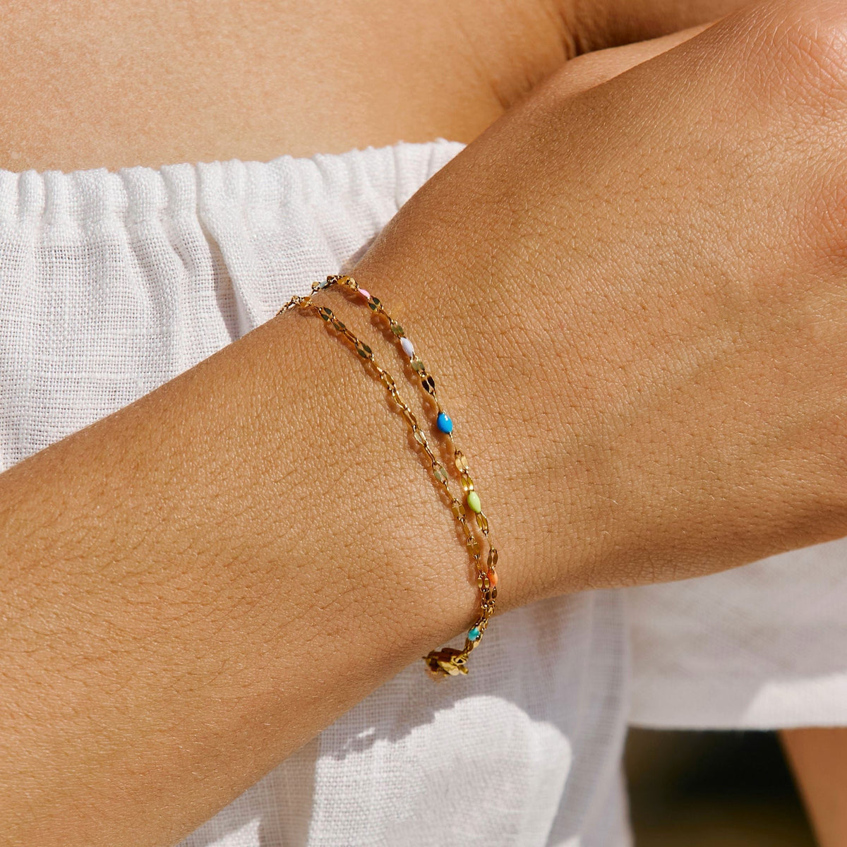 Ruvellyn - Rainbow Dainty Bracelet