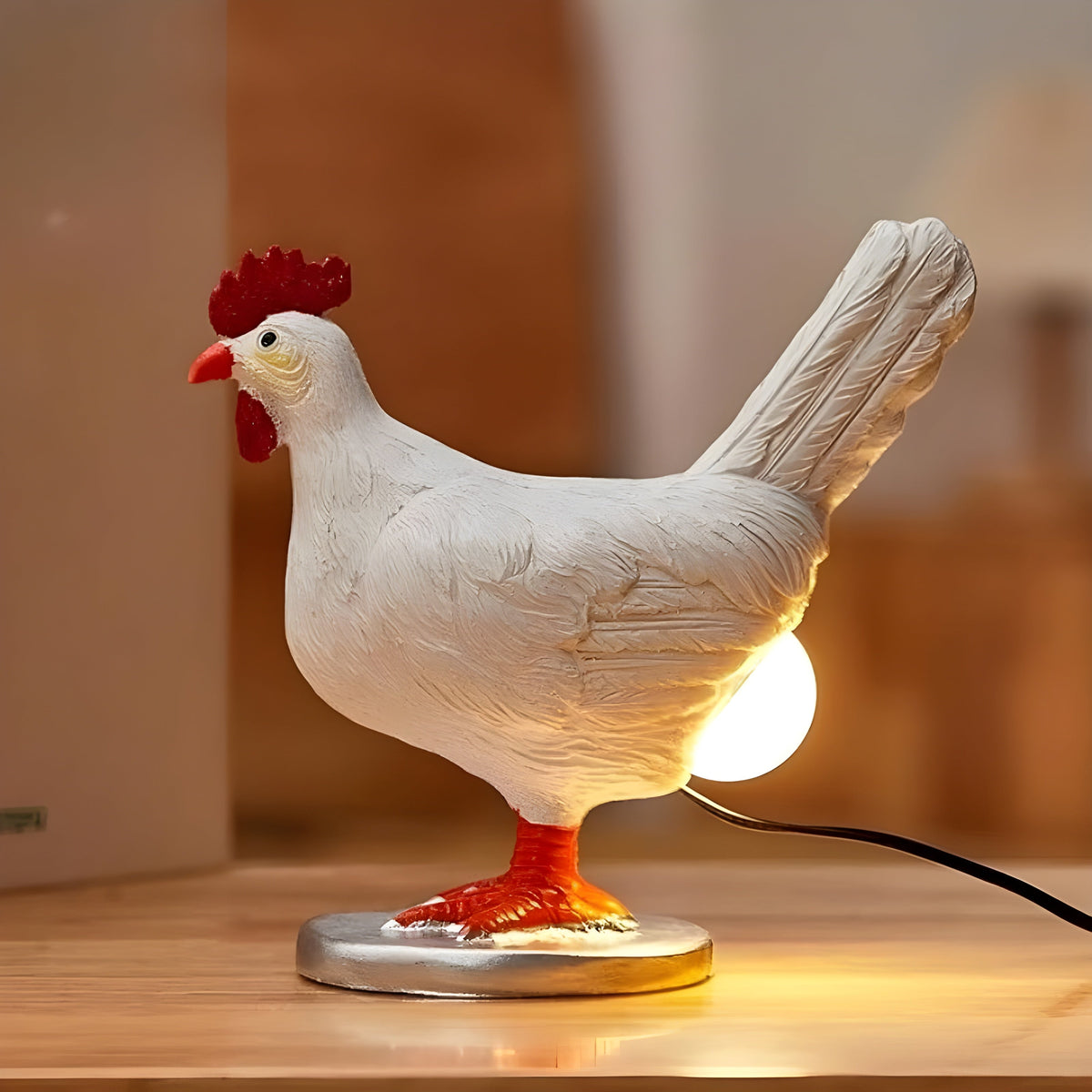 Mogrist - Chicken-Shaped Warm LED Table Lamp