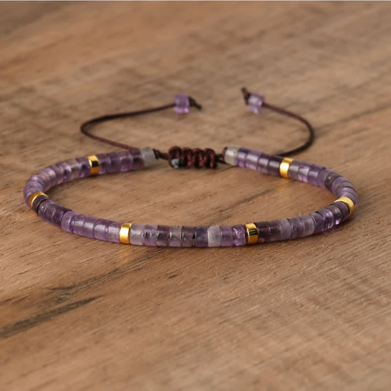 Seraphina Bracelet - Braided Natural Stone Bead Design