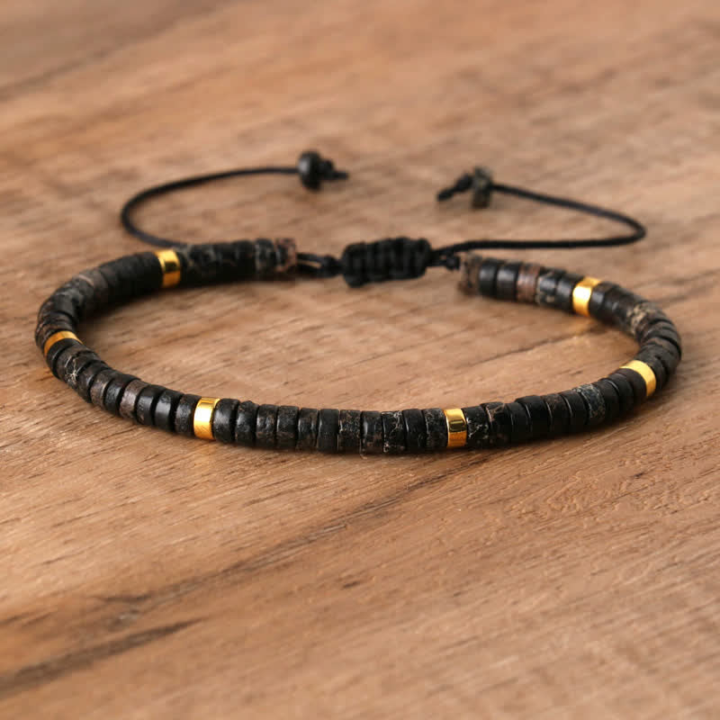 Seraphina Bracelet - Braided Natural Stone Bead Design