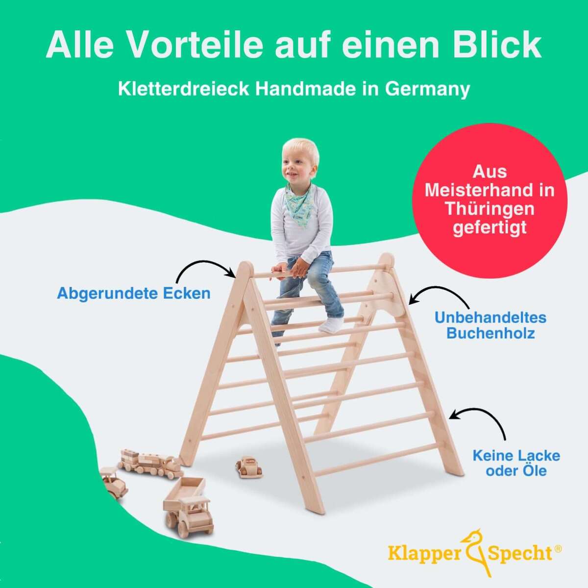 PlayBar - Durable Handmade Climbing Bar for Kids