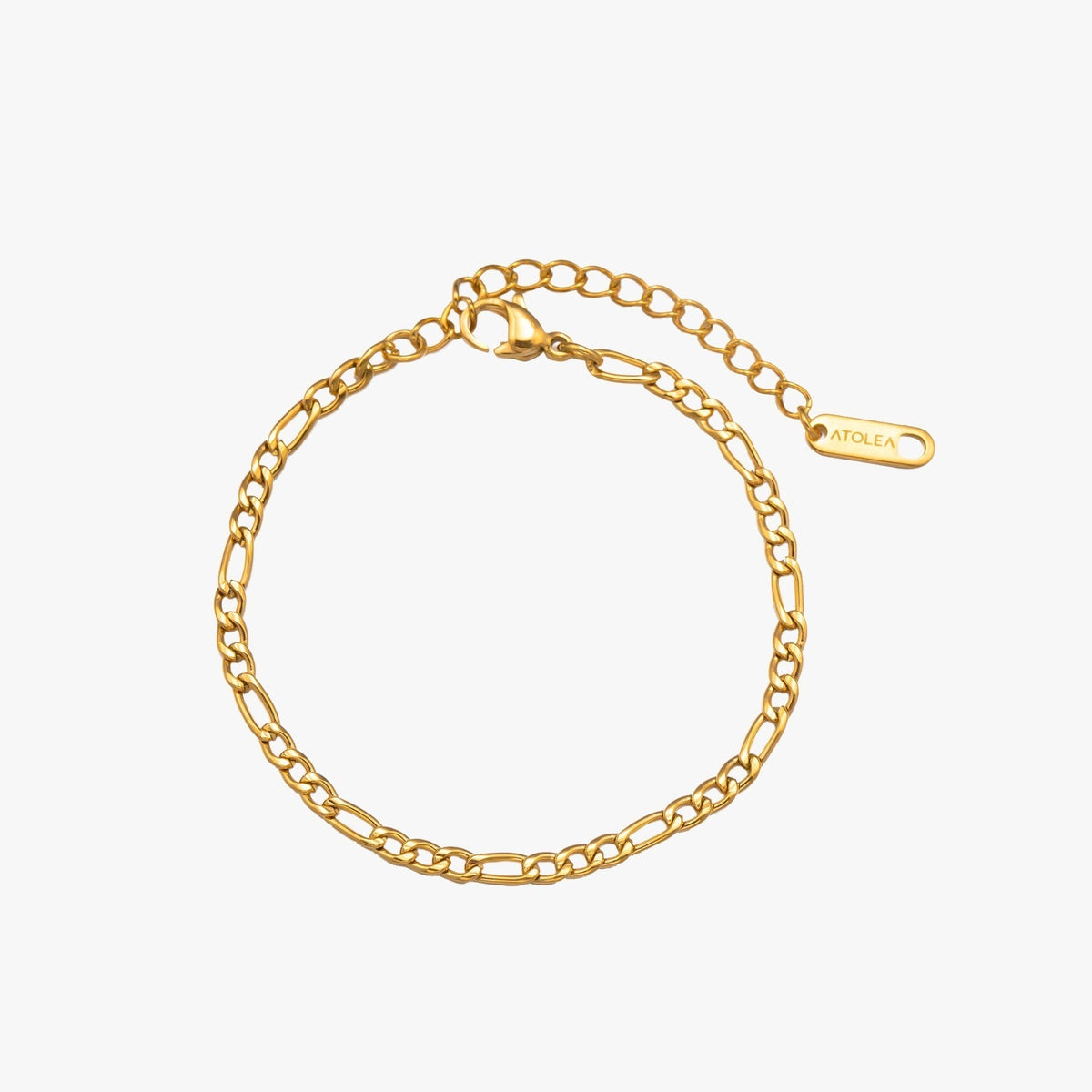 Amalfi Anklet - Figaro Chain Ankle Bracelet