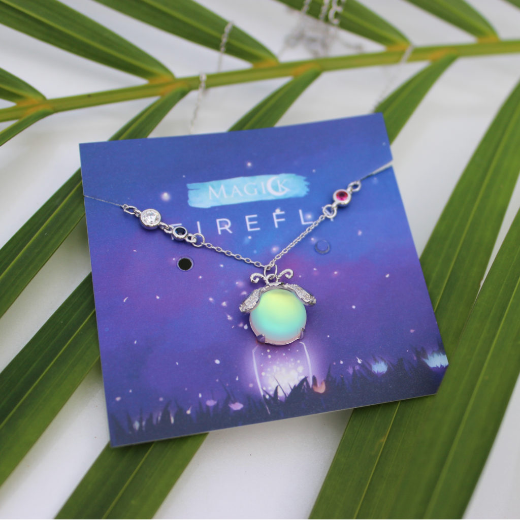 Firefly Moonstone Necklace - Unique and Radiant Design