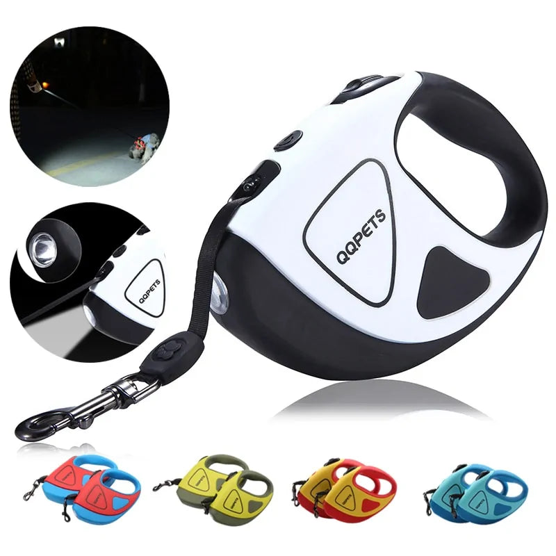 BrightLeash - Premium Retractable Dog Leash with LED Light