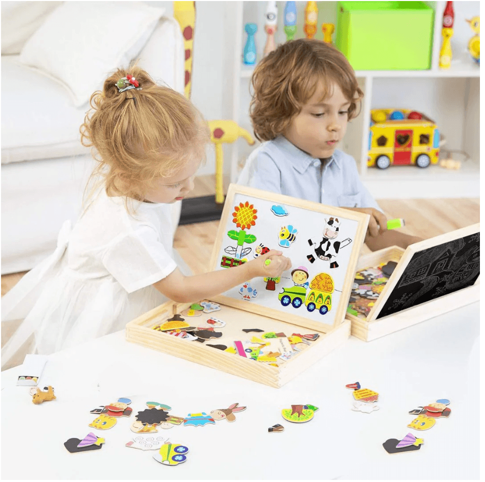 MagniWrite Board - Creative Double-Sided Drawing Board for Kids